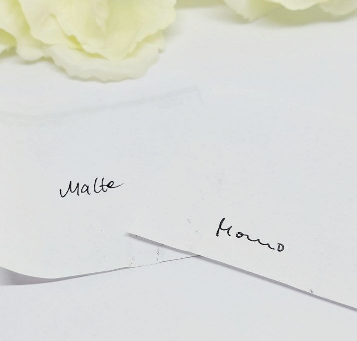 Eigene Handschrift Trauringe Gravieren
